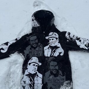 Asaali Black & Grey Hoodie